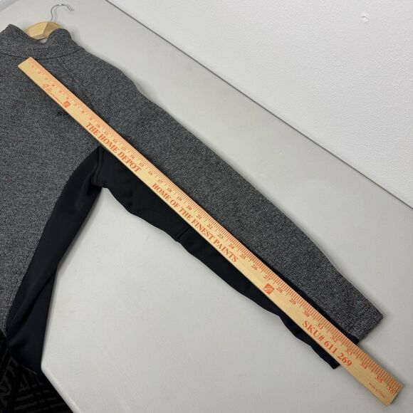 SPYDER 1/2 Half Zip Midweight Warm Gray Black Pullover Sweater Mens Size Large - Picture 10 of 13